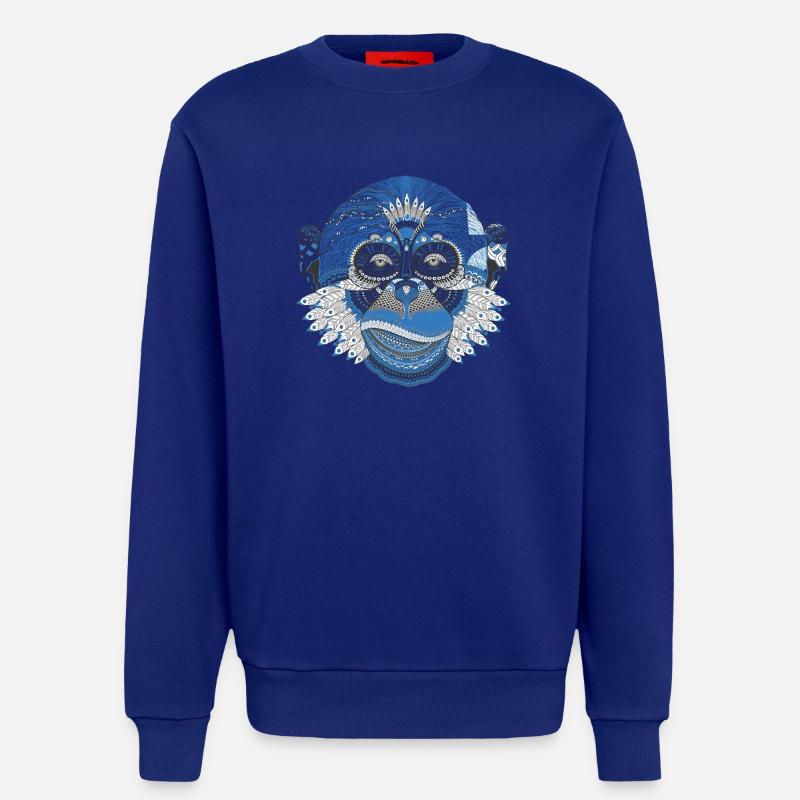 Abstrakter Affe Geschenk Geschenkidee - Sweatshirt - made by SPREAD  - Iconic Blue
