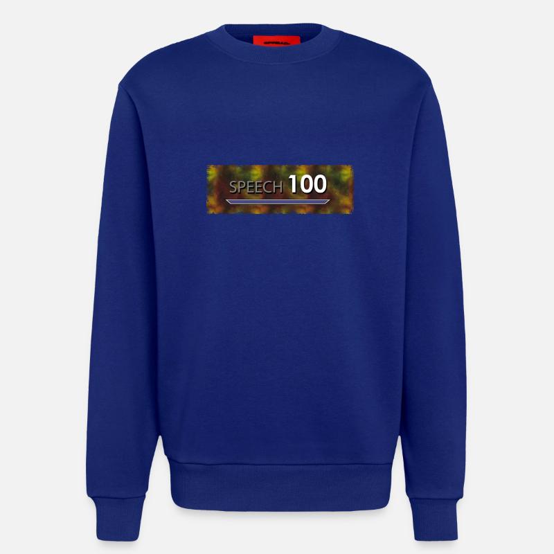 Bart Edmann Game Meme Speech 100 - Sweatshirt - made by SPREAD  - Iconic Blue