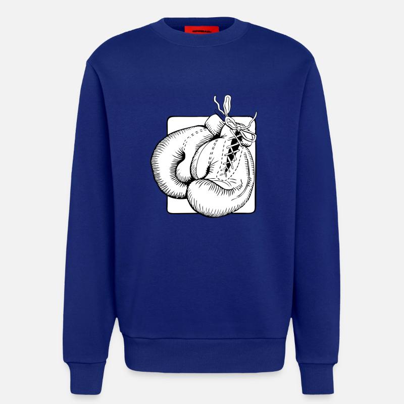 Boxhandschuhe - Sweatshirt - made by SPREAD  - Iconic Blue