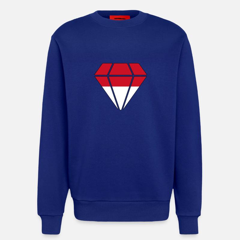 Gift Diamond Home Roots Monaco - Sweatshirt - made by SPREAD  - Iconic Blue