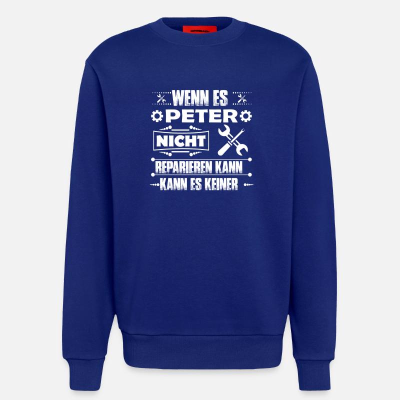 Peter - Handwerker Tshirt - Sweatshirt - made by SPREAD  - Iconic Blue
