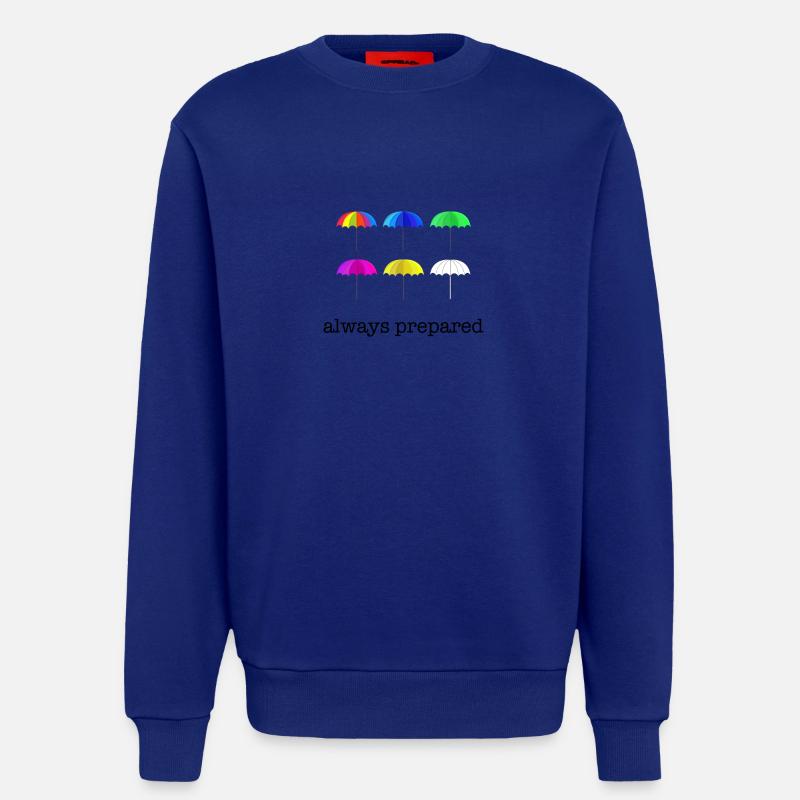 Umbrellas fall gift idea - Sweatshirt - made by SPREAD - Iconic Blue