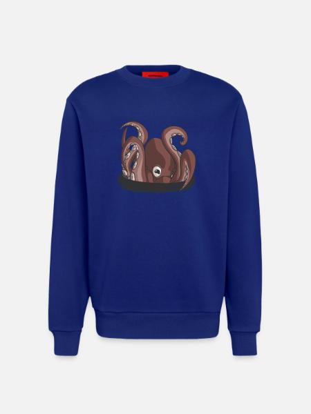 Der Beginn der Krake - Sweatshirt - made by SPREAD  - Iconic Blue