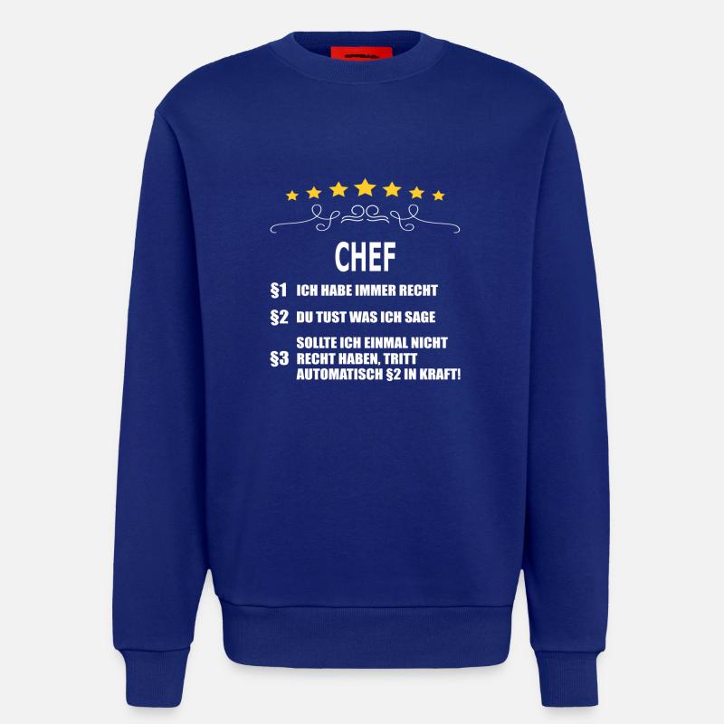 CHEF - Sweatshirt - made by SPREAD  - Iconic Blue