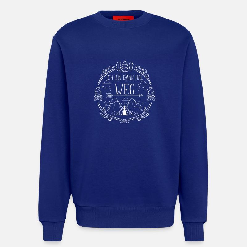 Ich bin dann mal weg - Sweatshirt - made by SPREAD - Iconic Blue