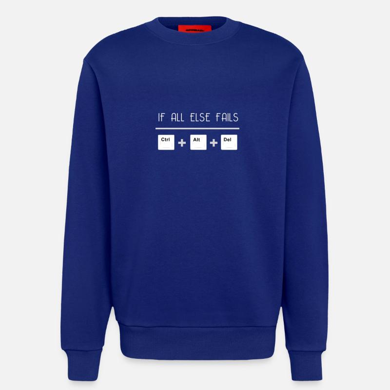 Undo Ctrl + Alt + Del - Sweatshirt - made by SPREAD - Iconic Blue