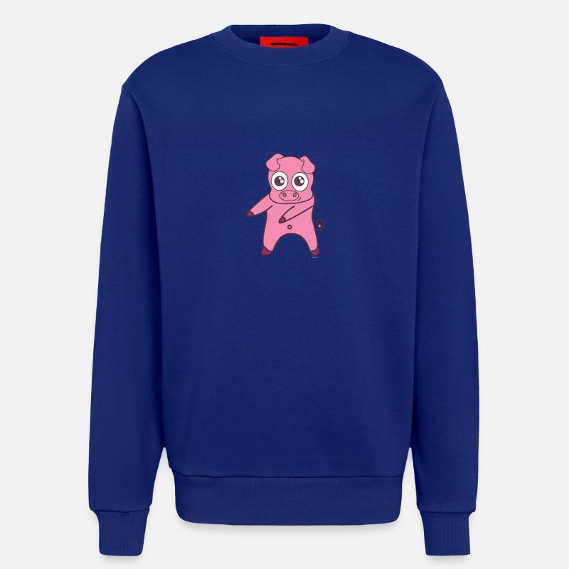 Floss Dance Move Pig - Sweatshirt - made by SPREAD  - Iconic Blue