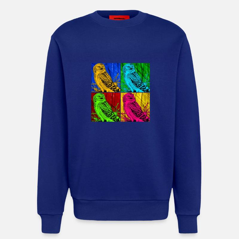 Eule - Sweatshirt - made by SPREAD  - Iconic Blue
