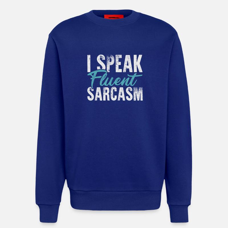Sarkasmus - Sweatshirt - made by SPREAD  - Iconic Blue