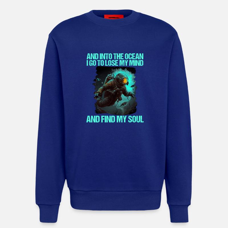 Diving Diver Diver - Sweatshirt - made by SPREAD  - Iconic Blue