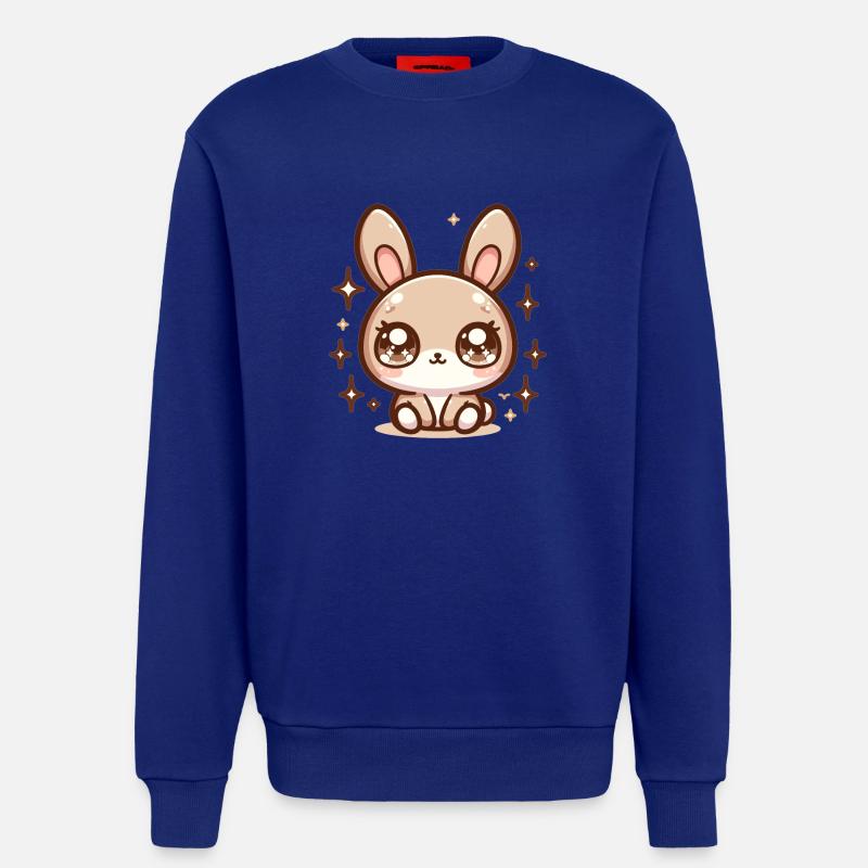 Rabbit Bubble Tea Kawaii - Sweatshirt - made by SPREAD  - Iconic Blue