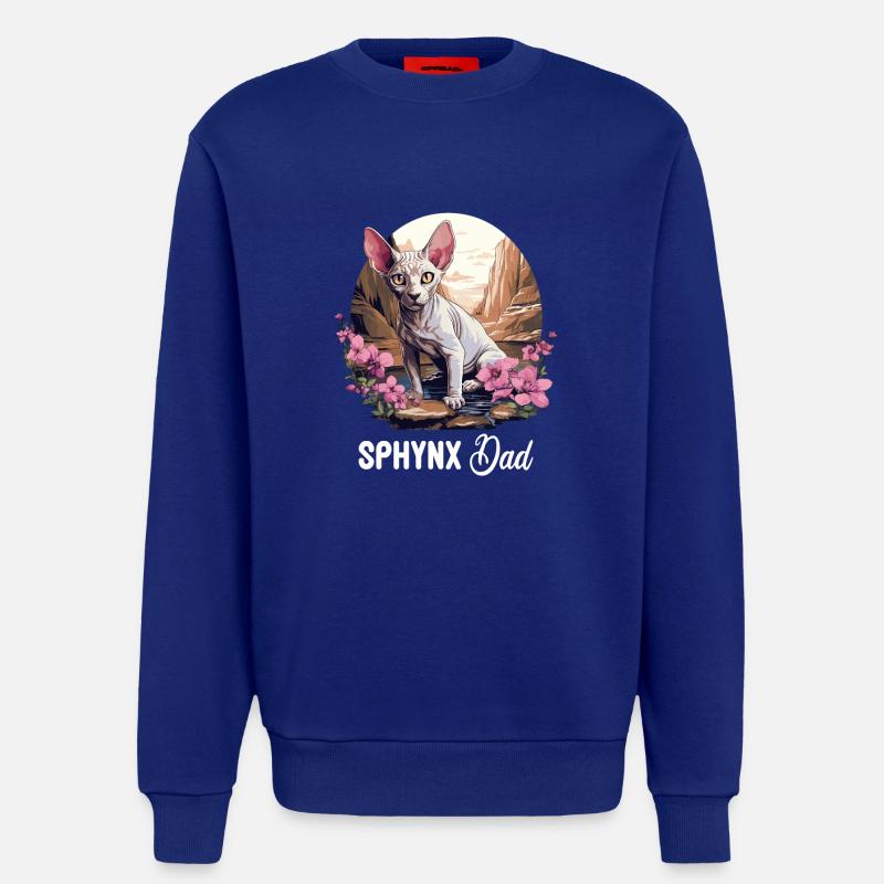 Sphynx Kätzchen Sphynx Katze - Sweatshirt - made by SPREAD  - Iconic Blue