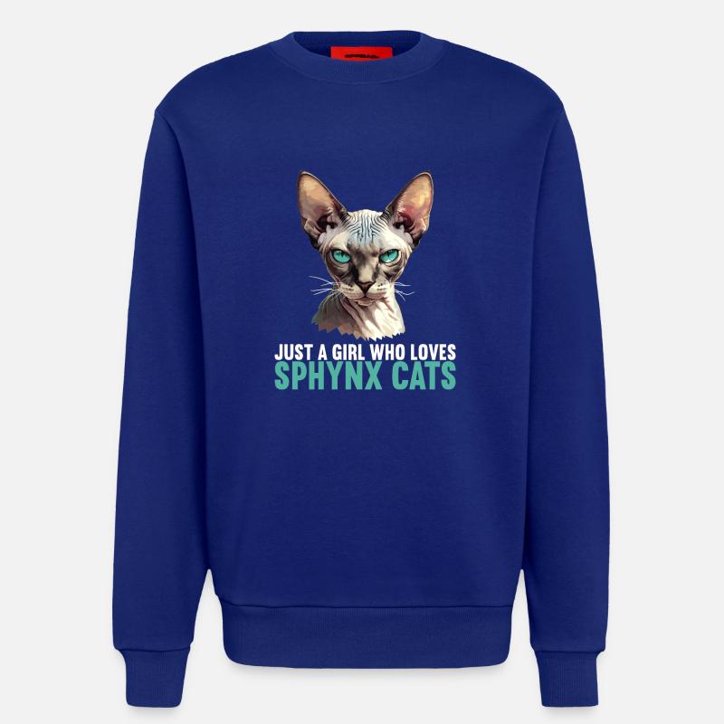 Sphynx Kätzchen Sphynx Katze - Sweatshirt - made by SPREAD  - Iconic Blue