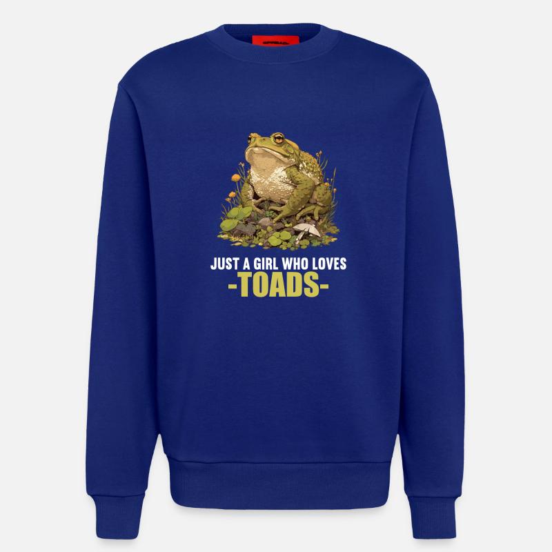 Crapaud crapaud crapaud - Sweat bio décontracté fabriqué en UE - Iconic Blue