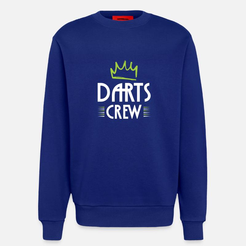 Équipe de fléchettes - Sweat bio décontracté fabriqué en UE - Iconic Blue