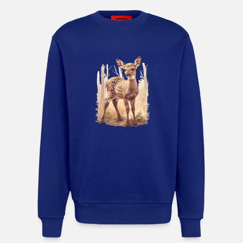 Hirsche Hirsch - Sweatshirt - made by SPREAD  - Iconic Blue