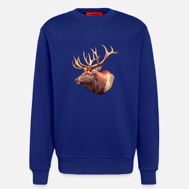 Elche Elch - Sweatshirt - made by SPREAD  - Iconic Blue