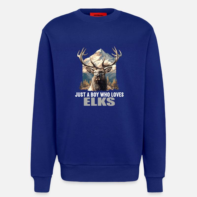 Elche Elch - Sweatshirt - made by SPREAD  - Iconic Blue