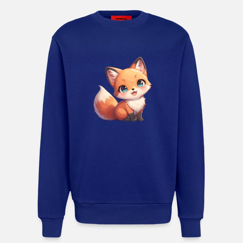 Foxes Fox - Sweatshirt - made by SPREAD - Iconic Blue