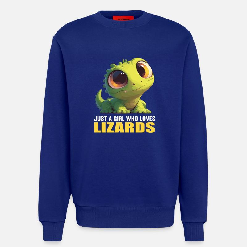 Eidechsen Eidechse - Sweatshirt - made by SPREAD  - Iconic Blue