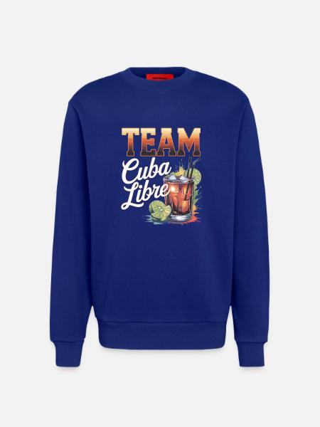 Cocktail Bartender Team Cuba Libre - Sweatshirt - made by SPREAD  - Iconic Blue