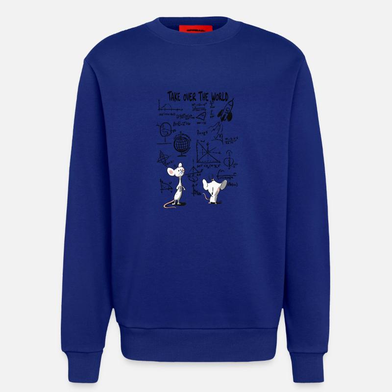 Weltübernahme – Schlauer Mäuse-Masterplan - Sweatshirt - made by SPREAD  - Iconic Blue