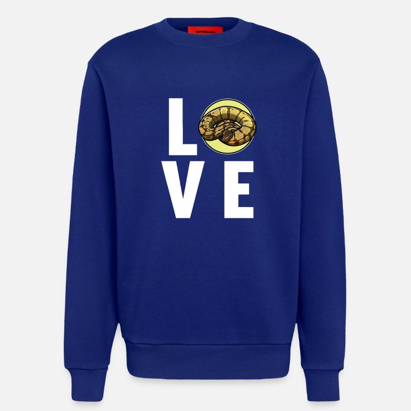 Ball Python Königspythons Königspython - Sweatshirt - made by SPREAD  - Iconic Blue