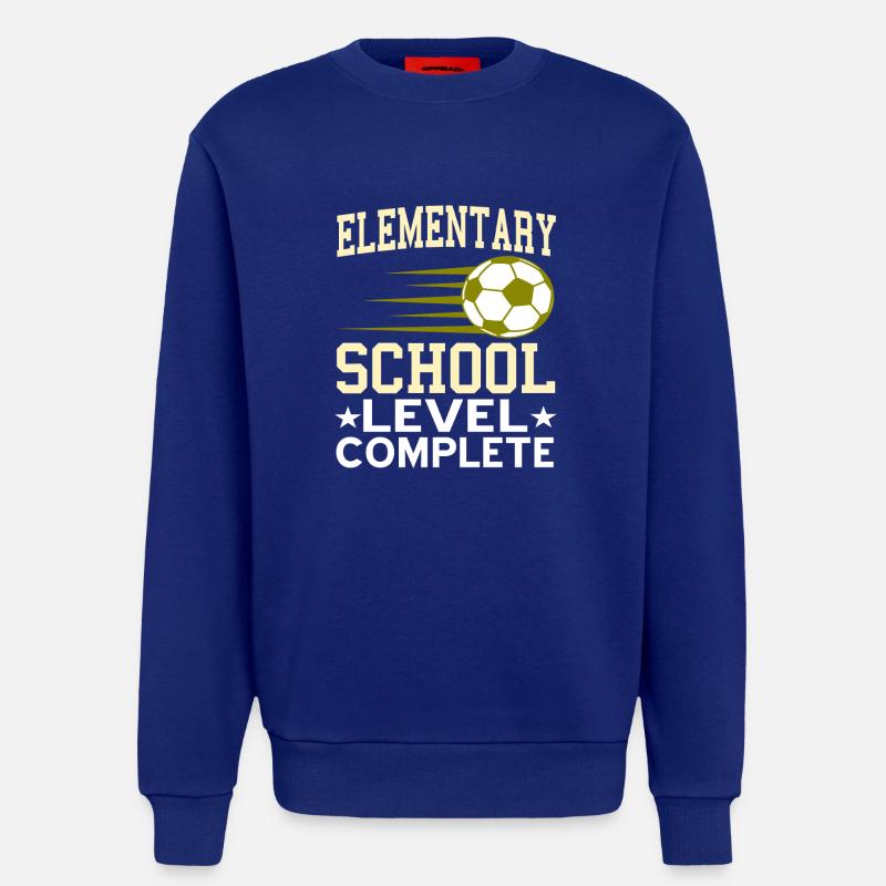 Funny Elementary Completed Soccer Vibe - Sweatshirt - made by SPREAD  - Iconic Blue