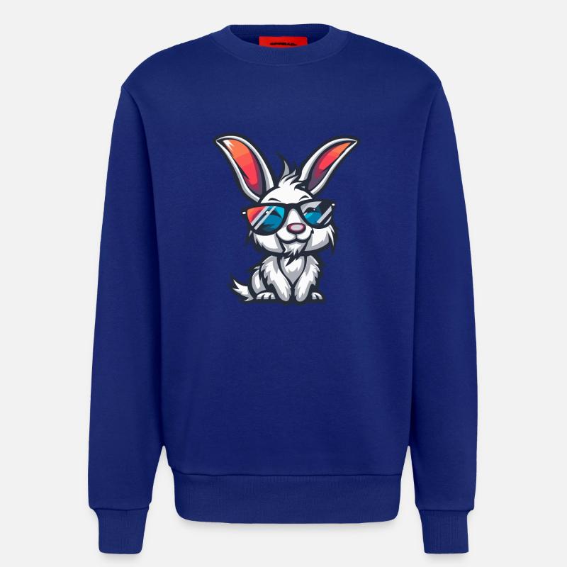 Bunny Cool Comic - Sweatshirt - made by SPREAD  - Iconic Blue