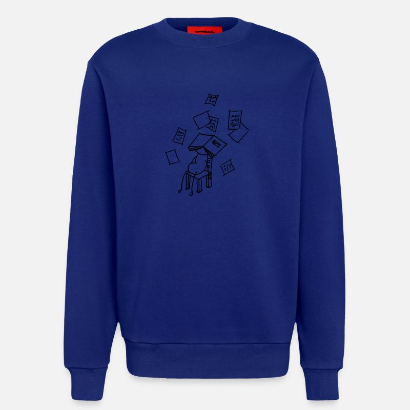 krank oder Schule - Sweatshirt - made by SPREAD  - Iconic Blue
