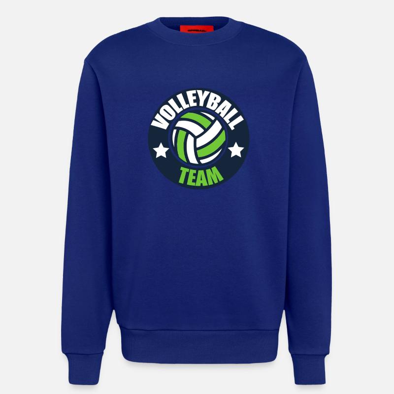 Volleyball Team Emblem Mannschaft - Sweatshirt - made by SPREAD  - Iconic Blue