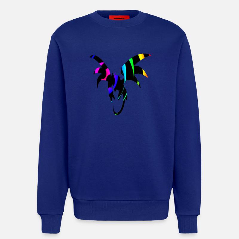 Dragon Bow Dragon Loop - Sweatshirt - made by SPREAD - Iconic Blue