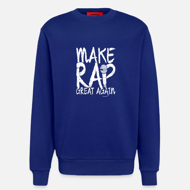 MAKE RAP GREAT AGAIN - Sweatshirt - made by SPREAD  - Iconic Blue