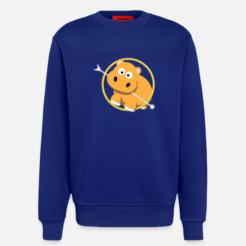 Nilpferd / Liebe / Kindershirt / Geschenk - Sweatshirt - made by SPREAD - Iconic Blue