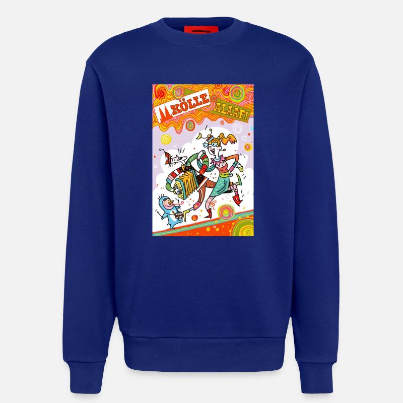 Kölner Karneval Farbenfest Alaaf - Sweatshirt - made by SPREAD  - Iconic Blue