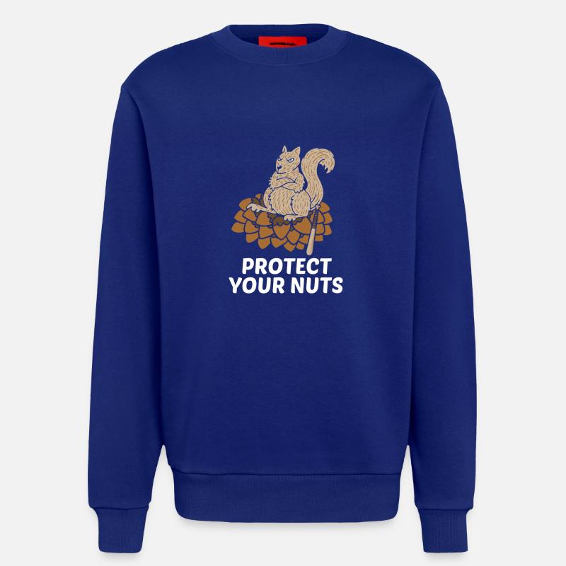 Protect your nuts gift - Sweatshirt - made by SPREAD  - Iconic Blue