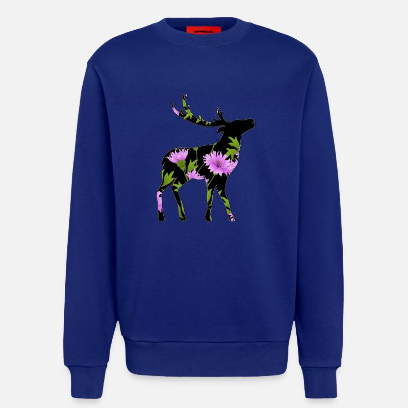 Hirsch - Sweatshirt - made by SPREAD  - Iconic Blue