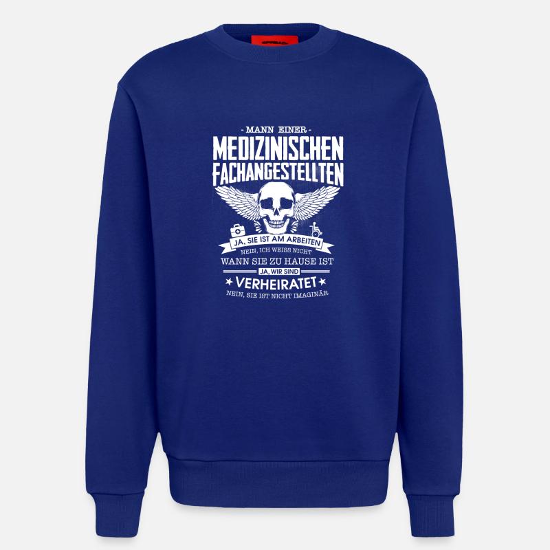Mann einer MFA - Sweatshirt - made by SPREAD  - Iconic Blue