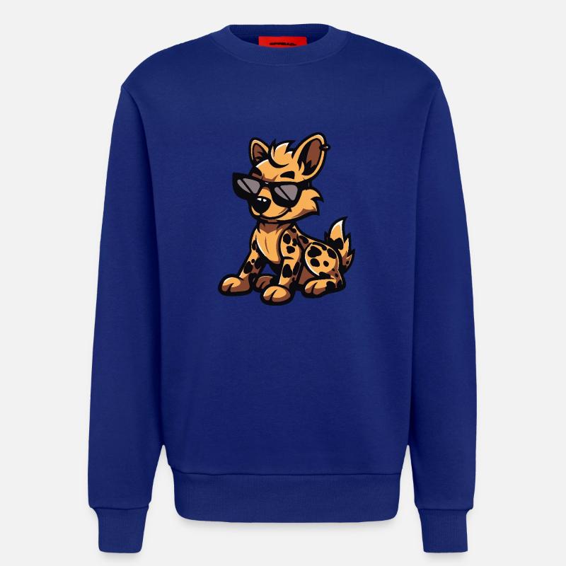 Hyäne Cool Comic - Sweatshirt - made by SPREAD  - Iconic Blue