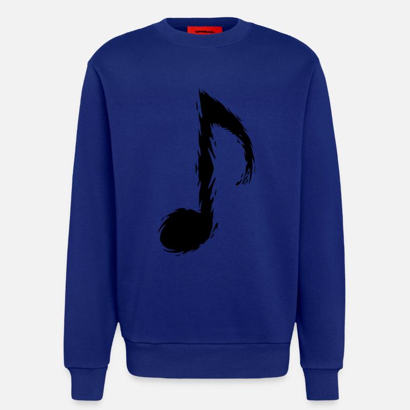 Musik Note Schwarz Musiknote - Sweatshirt - made by SPREAD  - Iconic Blue