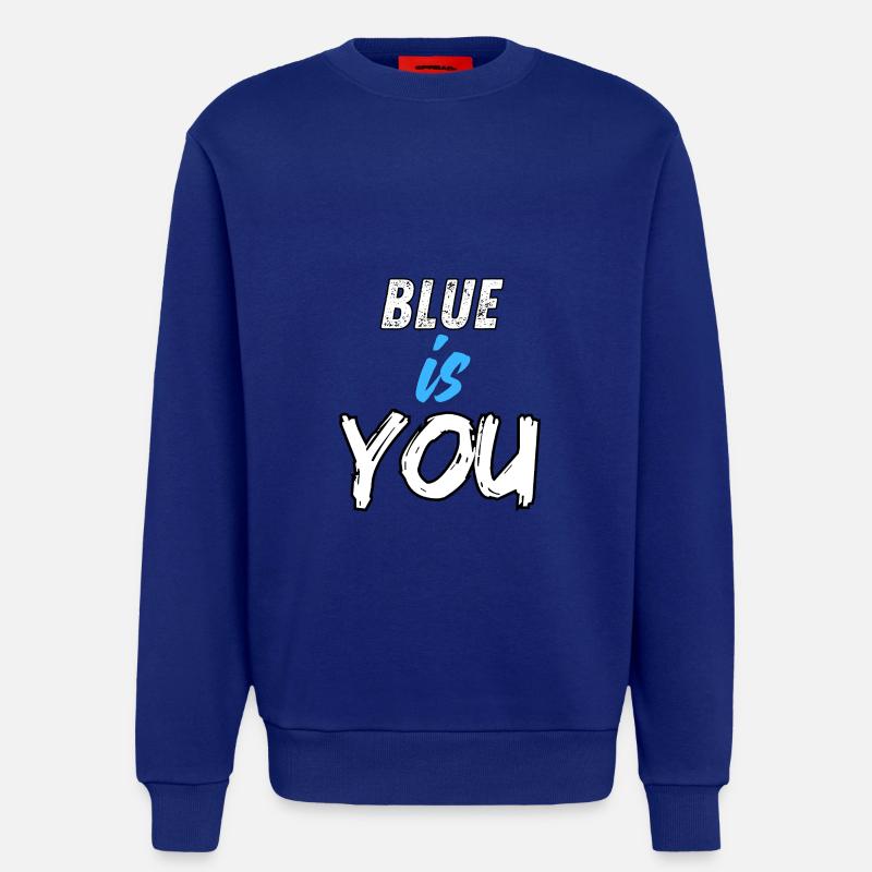 BLEU, C’EST VOUS - Sweat bio décontracté fabriqué en UE - Iconic Blue
