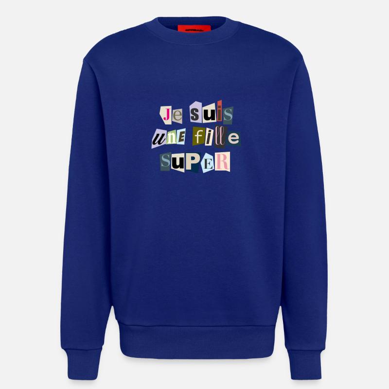 Ich bin ein Super-Mädchen - Sweatshirt - made by SPREAD  - Iconic Blue