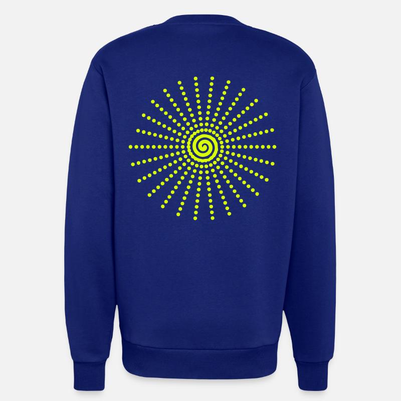 Dot-Spiral - Sweatshirt - made by SPREAD  - Iconic Blue