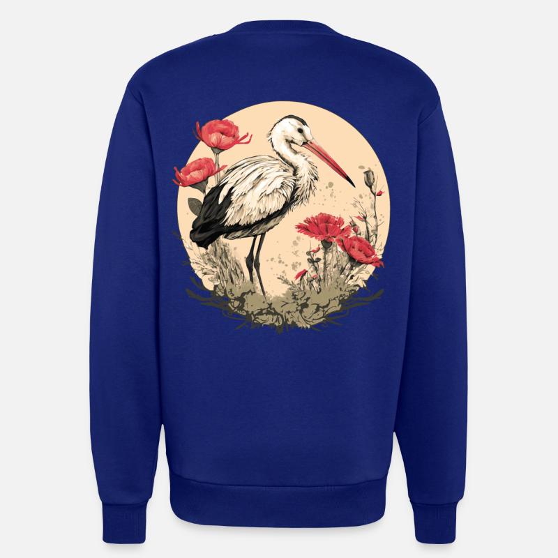 Storch Weißstorch - Sweatshirt - made by SPREAD - Iconic Blue