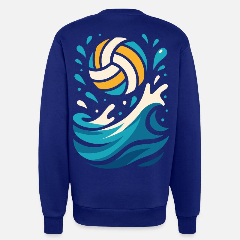 SuperSpike | Volleyball Water Splash - Sweatshirt - made by SPREAD  - Iconic Blue