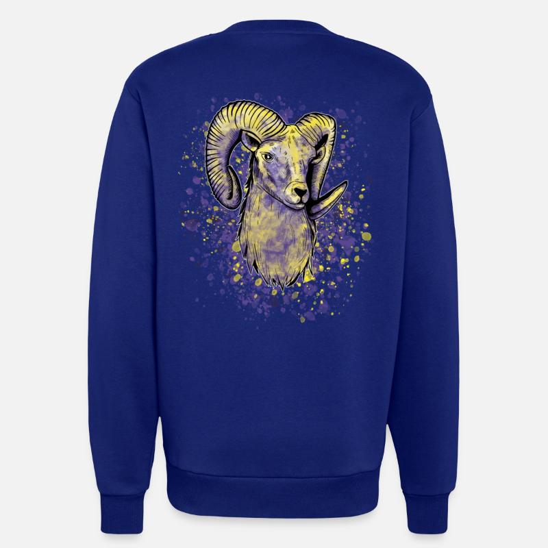 Bunter Widder Sternzeichen - Sweatshirt - made by SPREAD  - Iconic Blue