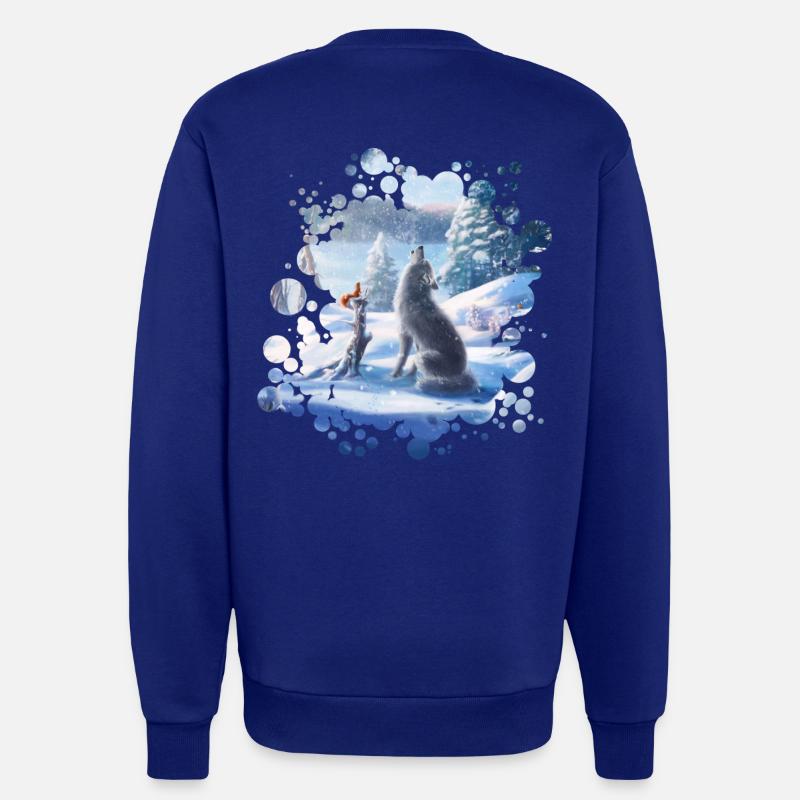 Freunde (Winterzauber) - Sweatshirt - made by SPREAD  - Iconic Blue
