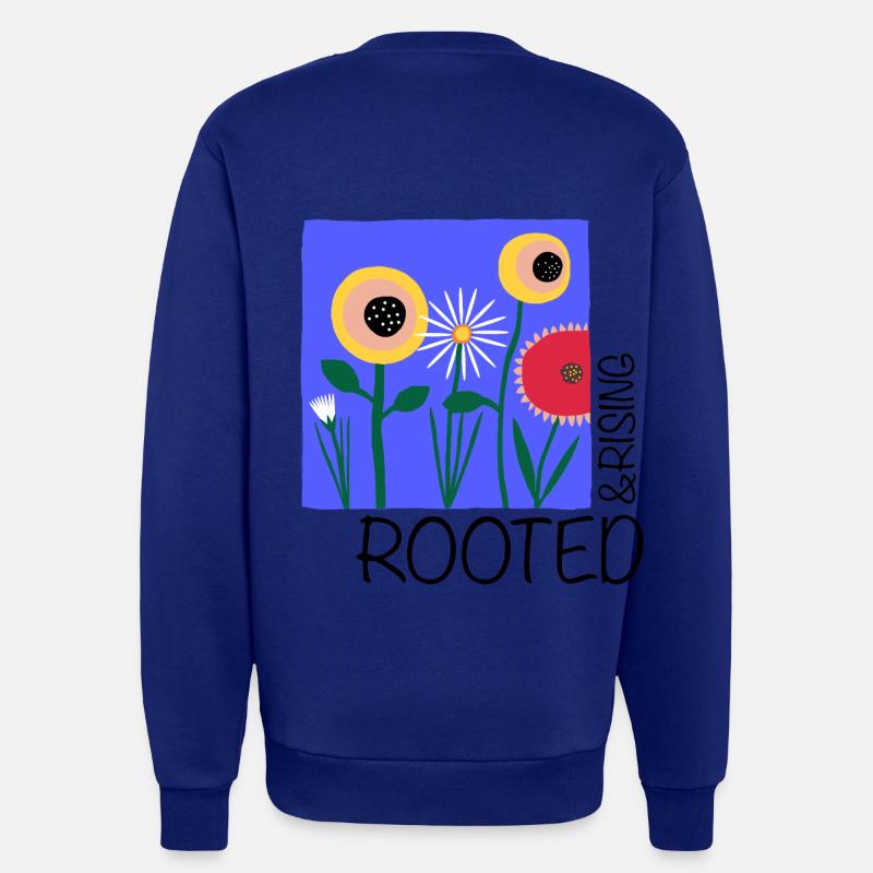 ROOTED - Sweatshirt - made by SPREAD  - Iconic Blue