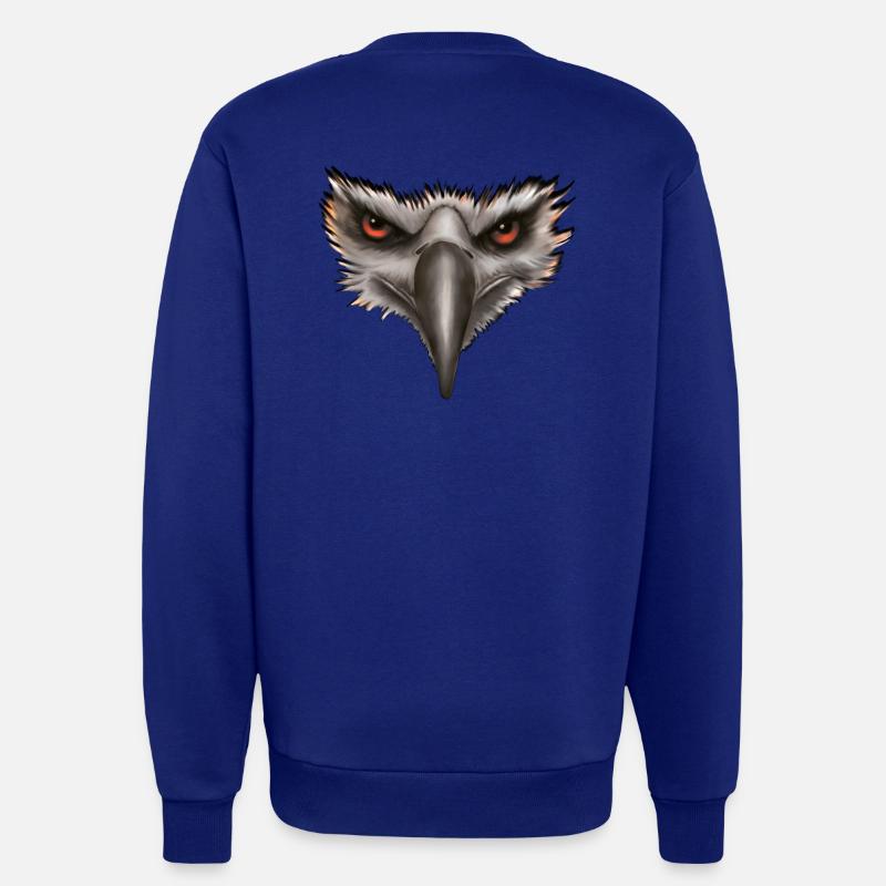 Cadeau Eagle Eagle Head - Sweat bio décontracté fabriqué en UE - Iconic Blue