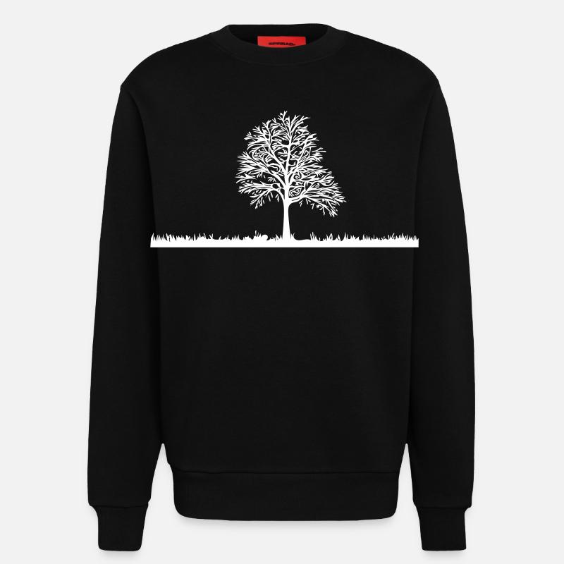 Baum - Sweatshirt - made by SPREAD  - SOLID BLACK